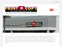 Tablet Screenshot of printncopyla.com